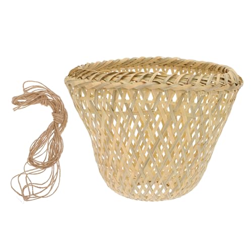 SEWACC 1 Satz Bamboo Lampenschirm mit Juteschnur Handgewebter Deckenleuchten Schutz für Tischlampe Wandleuchte und Stilvolle Deko für Schlafzimmer Büro und Esszimmer SEWACC 1 Satz Bamboo Lampenschirm mit Juteschnur Handgewebter Deckenleuchten Schutz für Tischlampe Wandleuchte und Stilvolle Deko für Schlafzimmer Büro und Esszimmer von SEWACC