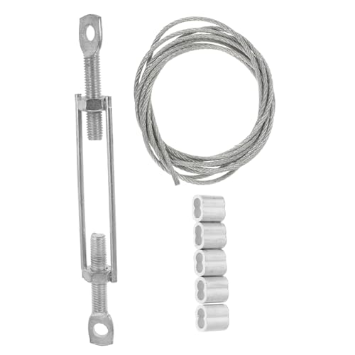 SEWACC 1 Satz Multi Funktions Feststeller Set Aluminium mit Seil und Aluminium Haken Robuste Befestigungslösung für Gerüst und Vielseitige Anwendungen Bau und Renovierung von SEWACC