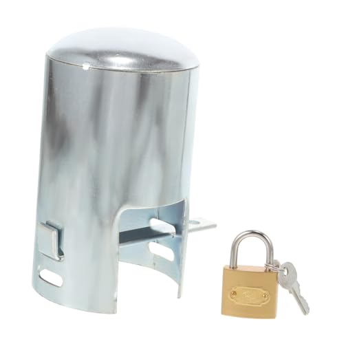 SEWACC 1 Satz Outdoor Wasserhahn Schutzabdeckung mit Schloss Diebstahl Abdeckung für Außenbereiche Einfache Installation Schützt vor Unbefugtem Zugriff und Wasserverschwendung SEWACC 1 Satz Outdoor Wasserhahn Schutzabdeckung mit Schloss Diebstahl Abdeckung für Außenbereiche Einfache Installation Schützt vor Unbefugtem Zugriff und Wasserverschwendung von SEWACC