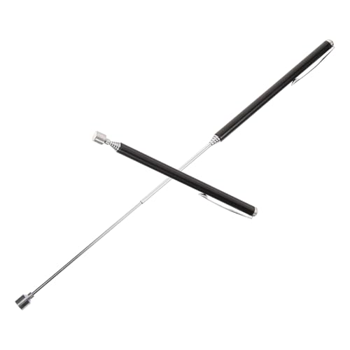 SEWACC 1 Satz Teleskopischer Magnetgreifer Tragbarer Magnet Zum Aufnehmen Von Schrauben Mit Taschenclip Für Müheloses Greifen Von Metallgegenständen 2 Stück von SEWACC