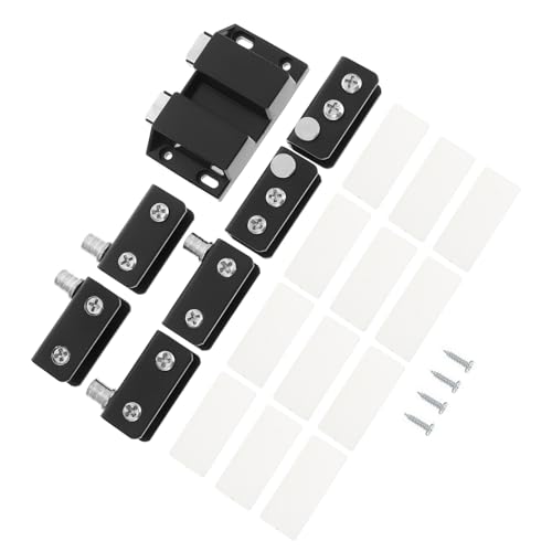 SEWACC 1 Satz Türscharnier Clip Set für Türen Robuste Scharniere für Vitrinen und Schränke Automatisches Öffnen ohne Bohren für Möbel und Glasfronten von SEWACC
