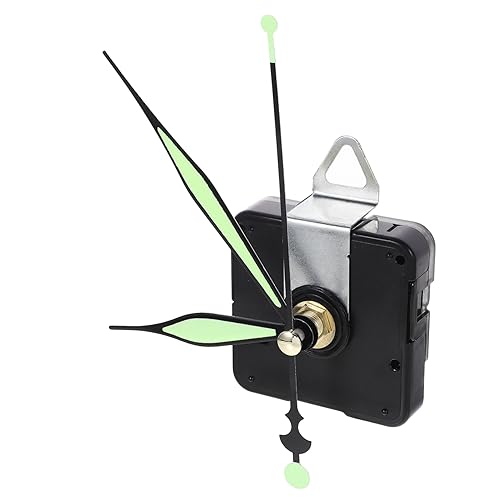 SEWACC 1 Satz Wanduhr Uhrwerk Geräuschloses Quartz Uhrwerk mit Zeigern Mechanismus für Wanduhr Ersatzteile Geeignet für Kreative Uhrprojekte bis Durchmesser von SEWACC