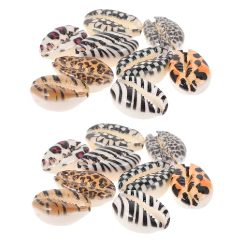 SEWACC 1 Schachtel Natürliche Muschelperlen Konch Deko für Aquarium DIY Basteln Meeresdeko für Vasen Garten Strand Tischdeko Leichte Tragbare Schmuckgestaltung von SEWACC