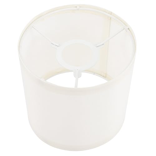 SEWACC 1 Stück Dekorativer Lampenschirm Leinen für Stehlampe Tischlampe und Deckenleuchte Abnehmbarer Faltbarer Lampenschirm Hellbeige für Gemütliches Licht Wohnräumen von SEWACC