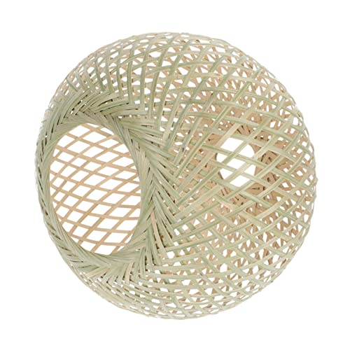 SEWACC 1 Stück Handgewebter Lampenschirm Chinesischer Stil DIY Lampenabdeckung für Hängelampe Robust und Installieren für Restaurant und Teestube SEWACC 1 Stück Handgewebter Lampenschirm Chinesischer Stil DIY Lampenabdeckung für Hängelampe Robust und Installieren für Restaurant und Teestube von SEWACC
