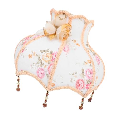SEWACC 1 Stück Retro Lampenschirm Stoff mit Spitzenverzierung Elegante Tischlampe Deko für Wohnräume Geeignet für Fassungen Zufällige Designs mit und Troddel SEWACC 1 Stück Retro Lampenschirm Stoff mit Spitzenverzierung Elegante Tischlampe Deko für Wohnräume Geeignet für Fassungen Zufällige Designs mit und Troddel von SEWACC