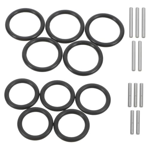 SEWACC 10 Sätze Teiliges Gummidichtungsringe und Stahlstifte für Elektroschlagschrauber Kompatibilität Einfache Montage ohne Werkzeug Geeignet für Automobil und Sanitärwartung SEWACC 10 Sätze Teiliges Gummidichtungsringe und Stahlstifte für Elektroschlagschrauber Kompatibilität Einfache Montage ohne Werkzeug Geeignet für Automobil und Sanitärwartung von SEWACC