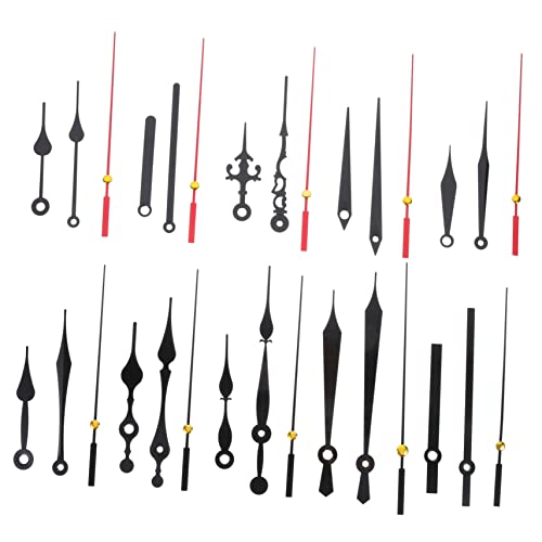 SEWACC 10 Sätze Teiliges Wanduhrwerk Set mit Metallzeigern Langlebiges DIY Uhrwerk Kit zur Reparatur und Herstellung von Wanduhren Minimalistisches Design Einfache Montage von SEWACC