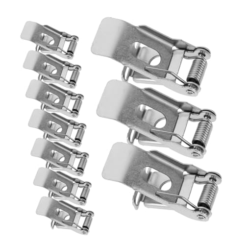 SEWACC 10 Stück Federclips für Einbauleuchten Hochfeste Halteklammern für Deckenleuchten Installieren Stabil und Zuverlässig für Spotlights und Panellichter von SEWACC