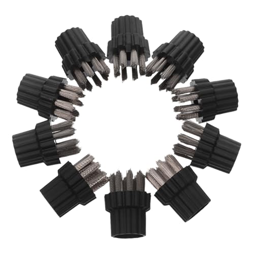 SEWACC 10 Stück Teiliges Dampfreiniger-bürstenkopf Stabilem Stahl-draht für Vielseitige Reinigung Kompatibel mit Dampfreiniger-zubehör für Ecken Ritzen und Hartnäckigen Schmutz zu Hause SEWACC 10 Stück Teiliges Dampfreiniger-bürstenkopf Stabilem Stahl-draht für Vielseitige Reinigung Kompatibel mit Dampfreiniger-zubehör für Ecken Ritzen und Hartnäckigen Schmutz zu Hause von SEWACC