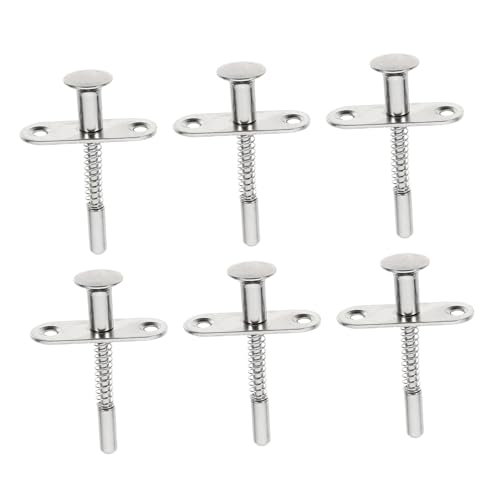 SEWACC 10 Stück Teiliges Federbelastete Bolzenriegel aus Rostfreiem Stahl für Kinderbett und Möbel Stabile Verriegelung mit Schraubfixierung Langlebige und Praktische Ersatzteile SEWACC 10 Stück Teiliges Federbelastete Bolzenriegel aus Rostfreiem Stahl für Kinderbett und Möbel Stabile Verriegelung mit Schraubfixierung Langlebige und Praktische Ersatzteile von SEWACC
