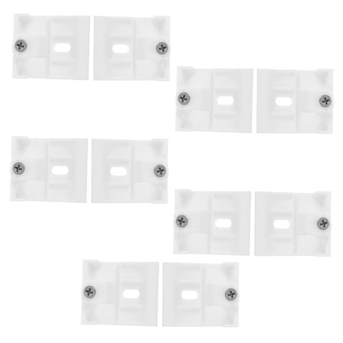 SEWACC 10 Stück Teiliges Fensterjalousie Halterung aus Robustem Stabile Montageclips für Kopfprofil Kompatibel Einfache und Unsichtbare Befestigung für Wohnräume SEWACC 10 Stück Teiliges Fensterjalousie Halterung aus Robustem Stabile Montageclips für Kopfprofil Kompatibel Einfache und Unsichtbare Befestigung für Wohnräume von SEWACC