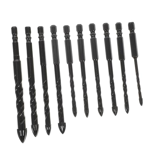 SEWACC 10 Stück Teiliges Fliesenbohrer Sechskantschaft Verschleißfest Präzise Kreuz bohrspitzen für Keramik Glas Mauerwerk und Holz Langlebig Bruchsicher Schnell und Einfach zu Montieren SEWACC 10 Stück Teiliges Fliesenbohrer Sechskantschaft Verschleißfest Präzise Kreuz bohrspitzen für Keramik Glas Mauerwerk und Holz Langlebig Bruchsicher Schnell und Einfach zu Montieren von SEWACC