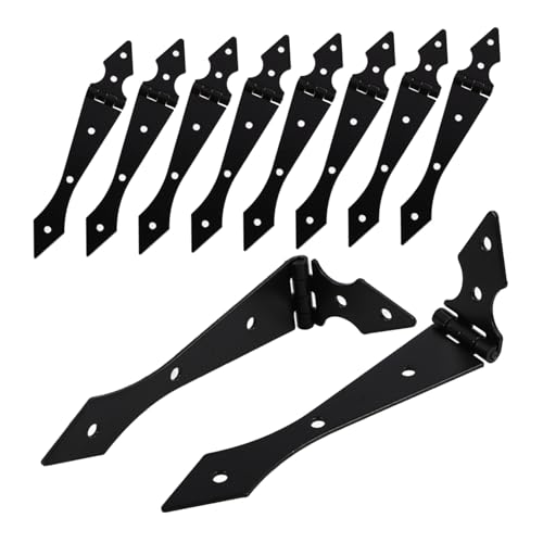 SEWACC 10 Stück Teiliges Gartentor Scharnier Robuste Metallbeschläge für Zäune und Gartentore für DIY Projekte Wetterbeständig und Langlebig Installieren von SEWACC