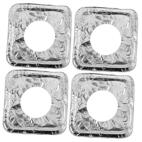 SEWACC 10 Stück Teiliges Gasherd Schutzmatten aus Dickem Aluminiumfolie Quadratisch Öl und Fettabweisende Herdabdeckungen Wiederverwendbare Einfache für Gasherde Geeignet SEWACC 10 Stück Teiliges Gasherd Schutzmatten aus Dickem Aluminiumfolie Quadratisch Öl und Fettabweisende Herdabdeckungen Wiederverwendbare Einfache für Gasherde Geeignet von SEWACC