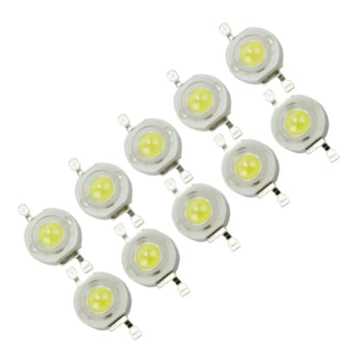 SEWACC 10 Stück Teiliges Hochleistungs LED mit Chip Kaltweiß Energiesparende Lampenperlen für Fluter Vitrinenbeleuchtung und Deckenlampen und Langlebig SEWACC 10 Stück Teiliges Hochleistungs LED mit Chip Kaltweiß Energiesparende Lampenperlen für Fluter Vitrinenbeleuchtung und Deckenlampen und Langlebig von SEWACC