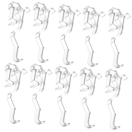 SEWACC 10 Stück Teiliges Jalousie Klemmhalter aus Kunststoff Langlebige und Transparente Ersatzclips für Fensterrollos Innen Verdunkelungsrollo Befestigung Einfach zu Justieren Sicherer SEWACC 10 Stück Teiliges Jalousie Klemmhalter aus Kunststoff Langlebige und Transparente Ersatzclips für Fensterrollos Innen Verdunkelungsrollo Befestigung Einfach zu Justieren Sicherer von SEWACC