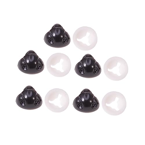 SEWACC 10 Stück Teiliges Kunststoff Hund Nase Schwarz Sichere DIY Puppen Nasen mit Unterlegscheiben Langlebig für Plüschtiere Amigurumi Häkeltiere und Bastelprojekte SEWACC 10 Stück Teiliges Kunststoff Hund Nase Schwarz Sichere DIY Puppen Nasen mit Unterlegscheiben Langlebig für Plüschtiere Amigurumi Häkeltiere und Bastelprojekte von SEWACC