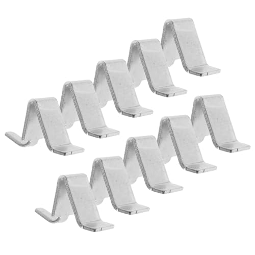 SEWACC 10 Stück Teiliges Metall Regalclips für Aktenschrank Robuste Schrank Regalhalterungen Vielseitige Halterungen für Küchen Bücherregale Einfache Montage Langlebige Regalstützen von SEWACC