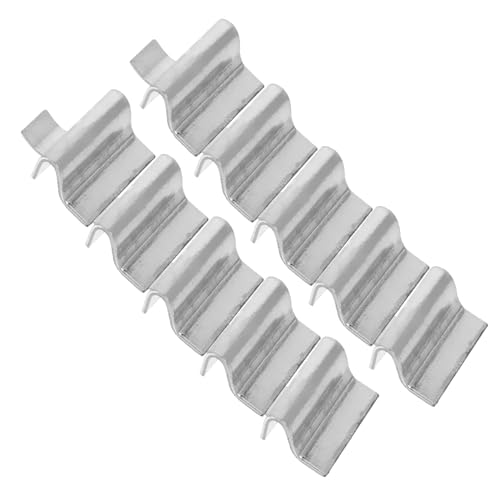SEWACC 10 Stück Teiliges Metall Regalklammern mit Verstärktem Halt Einfache Montage Rutschfeste Halterung für Aktenschränke und Büroschränke Langlebige Metallclips zur Regalunterstützung SEWACC 10 Stück Teiliges Metall Regalklammern mit Verstärktem Halt Einfache Montage Rutschfeste Halterung für Aktenschränke und Büroschränke Langlebige Metallclips zur Regalunterstützung von SEWACC