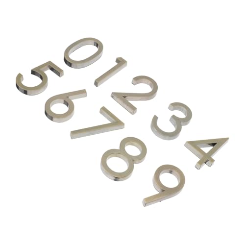 SEWACC 10 Stück Teiliges Metall Türnummern Selbstklebend Hausnummer Aufkleber Wetterfest für Hotel Büro Apartment Moderne Adresse Kennzeichnung SEWACC 10 Stück Teiliges Metall Türnummern Selbstklebend Hausnummer Aufkleber Wetterfest für Hotel Büro Apartment Moderne Adresse Kennzeichnung von SEWACC