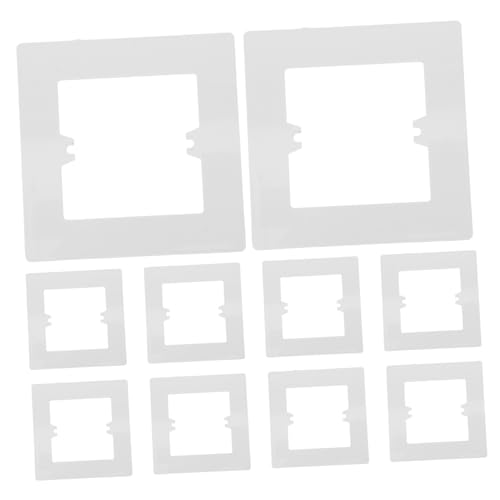 SEWACC 10 Stück Teiliges Steckdosenabdeckungs aus PVC Dekorative Wandabdeckungen Einfache Montage Schutz und Abdeckung von Wandsteckdosen und Schaltern für Zuhause und Büro SEWACC 10 Stück Teiliges Steckdosenabdeckungs aus PVC Dekorative Wandabdeckungen Einfache Montage Schutz und Abdeckung von Wandsteckdosen und Schaltern für Zuhause und Büro von SEWACC