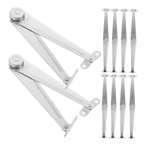 SEWACC 10 Stück Teiliges Verstellbares Metallstützstab Langlebige Möbelstütze für Schrank Multifunktional Praktisches Design Robust Leicht Platzsparend Geeignet für Fenster und Möbel von SEWACC
