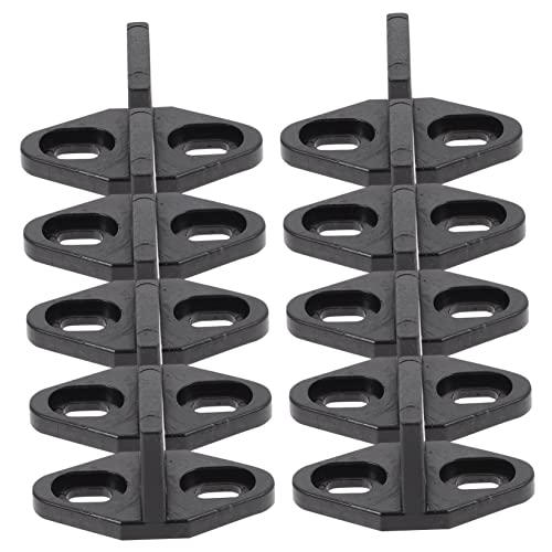 SEWACC 10 Stück Teiliges für Scheunentore Bodenführung für Schiebetüren Verstellbar Pom Material Stabiler Halt Einfache Installation für Holz und Schiebetüren SEWACC 10 Stück Teiliges für Scheunentore Bodenführung für Schiebetüren Verstellbar Pom Material Stabiler Halt Einfache Installation für Holz und Schiebetüren von SEWACC