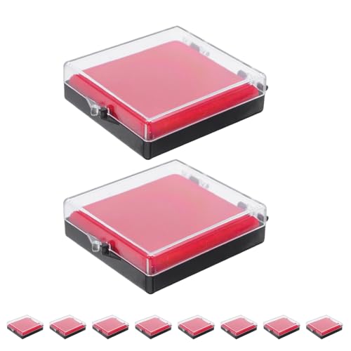 SEWACC 10 Stück Transparente Aufbewahrungsbox für Medaillen Abzeichen und Schmuck Eleganter Flip Deckel für Zuhause Büro und Schule von SEWACC