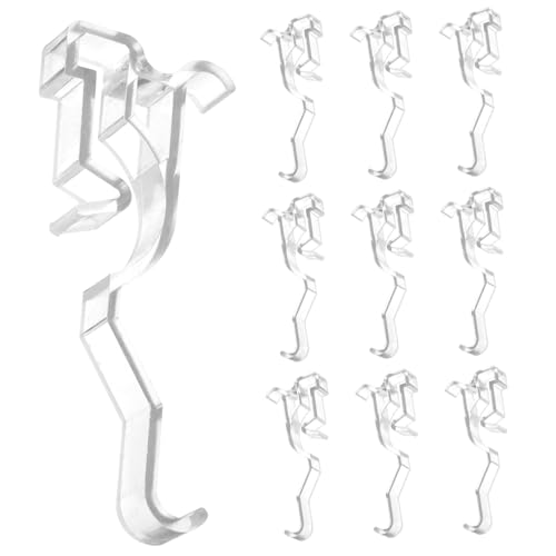 SEWACC 10 Stück Transparente Valance Clips für Jalousien Langlebige Kunststoff Halteklammern für Fensterrollos Rutschfeste Befestigung für Horizontale Lamellenvorhänge Unauffälliges SEWACC 10 Stück Transparente Valance Clips für Jalousien Langlebige Kunststoff Halteklammern für Fensterrollos Rutschfeste Befestigung für Horizontale Lamellenvorhänge Unauffälliges von SEWACC