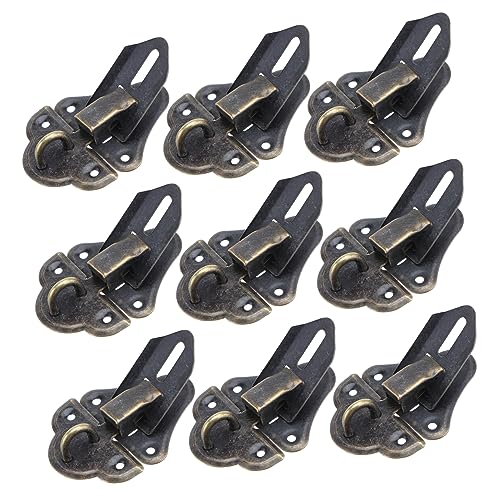 SEWACC 10 Stück Vintage Locks für Holzkisten Antike Möbelbeschläge für Schmuckkästchen und Schränke Dekorativer Verschluss für Vintage Möbel und Holzboxen SEWACC 10 Stück Vintage Locks für Holzkisten Antike Möbelbeschläge für Schmuckkästchen und Schränke Dekorativer Verschluss für Vintage Möbel und Holzboxen von SEWACC