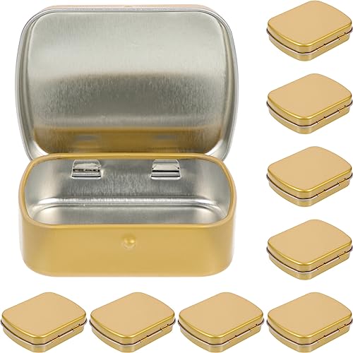 SEWACC 10 Stücke Metall Teedose Keksdosen Retro Vorratsdose Kleine Metalldose Leere Blechdosen mit Deckel Schmuckdose Geschenkdose Blech Dosen Plätzchendosen Süßigkeiten Behälter SEWACC 10 Stücke Metall Teedose Keksdosen Retro Vorratsdose Kleine Metalldose Leere Blechdosen mit Deckel Schmuckdose Geschenkdose Blech Dosen Plätzchendosen Süßigkeiten Behälter von SEWACC