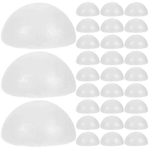 SEWACC 100 STK halbes Handwerk schaumziegel Kugel DIY winterdeko Bastelmaterial Hochzeitsdekoration Holztablett Kinderballhandwerk Ball-Modell Handbuch Blasenkreis Eier Kunsthandwerk Korn SEWACC 100 STK halbes Handwerk schaumziegel Kugel DIY winterdeko Bastelmaterial Hochzeitsdekoration Holztablett Kinderballhandwerk Ball-Modell Handbuch Blasenkreis Eier Kunsthandwerk Korn von SEWACC