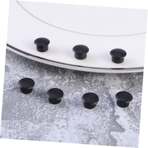 SEWACC 100 STÜCK Teiliges Schwarze Schrauben abdeckkappen für Möbel scharnierlöcher Dekorative Kunststoff hinge Screw Covers Einfache Montage Geeignet für Schrank Fenster Möbeltüren SEWACC 100 STÜCK Teiliges Schwarze Schrauben abdeckkappen für Möbel scharnierlöcher Dekorative Kunststoff hinge Screw Covers Einfache Montage Geeignet für Schrank Fenster Möbeltüren von SEWACC