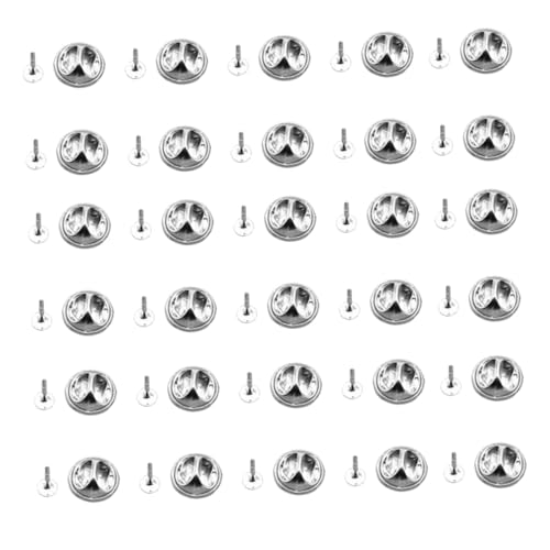 SEWACC 100 Sätze Teiliges Anstecknadel Verschlüsse Lapel Holder DIY Schmuckzubehör aus Kupfer Stabile Schmetterling Pin Clutch für Broschen Namensschilder Anstecker Einfach zu Befestigen SEWACC 100 Sätze Teiliges Anstecknadel Verschlüsse Lapel Holder DIY Schmuckzubehör aus Kupfer Stabile Schmetterling Pin Clutch für Broschen Namensschilder Anstecker Einfach zu Befestigen von SEWACC