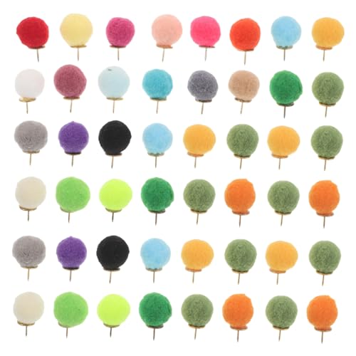 SEWACC 100 Stück Bunte Pom Pom Pinnnadeln Flauschige Reißzwecken für Pinnwand Kreative Deko für Fotos Poster und Notizen für DIY Projekte und Bürogestaltung SEWACC 100 Stück Bunte Pom Pom Pinnnadeln Flauschige Reißzwecken für Pinnwand Kreative Deko für Fotos Poster und Notizen für DIY Projekte und Bürogestaltung von SEWACC