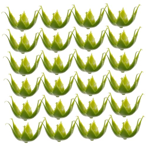 SEWACC 100 Stück Künstliche Blumenkelche Plastik Calyxes für DIY Blumentöpfe für Kunstblumen Seidenblumen und Dekoration für Bastelprojekte und Blumenarrangements von SEWACC