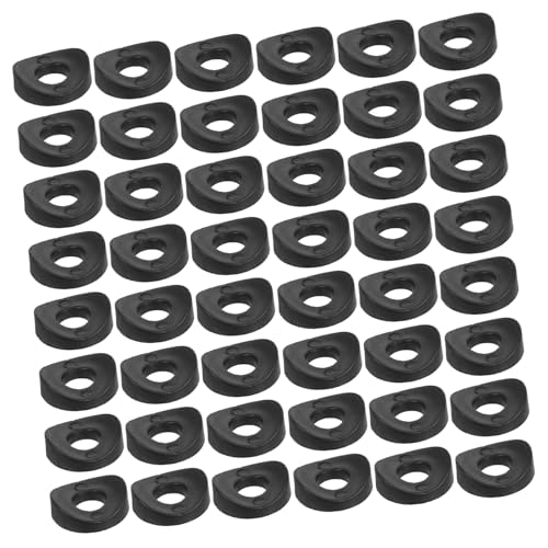 SEWACC 100 Stück Kunststoff Unterlegscheiben Gebogene Duckbill Form Langlebig Robust Einfache Montage als Möbelverbinder Schraubenunterlage Türpuffer für Geräuschloses Schließen SEWACC 100 Stück Kunststoff Unterlegscheiben Gebogene Duckbill Form Langlebig Robust Einfache Montage als Möbelverbinder Schraubenunterlage Türpuffer für Geräuschloses Schließen von SEWACC