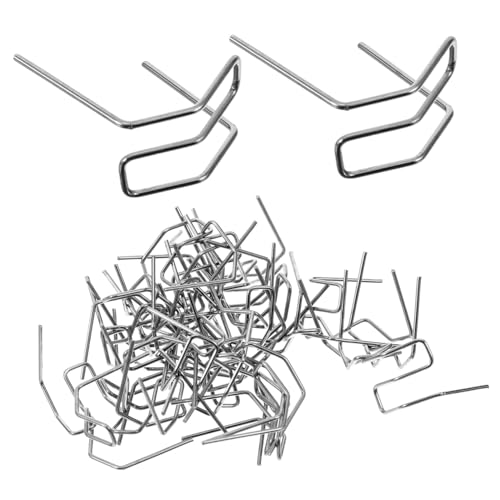 SEWACC 100 Stück Metall Heftklammern für Auto Stoßstangenreparatur Langlebige Schweißdrähte für Fahrzeug Karosserie Präzise Reparaturstäbe Geeignet für Kunststoffschweißer Anfänger SEWACC 100 Stück Metall Heftklammern für Auto Stoßstangenreparatur Langlebige Schweißdrähte für Fahrzeug Karosserie Präzise Reparaturstäbe Geeignet für Kunststoffschweißer Anfänger von SEWACC