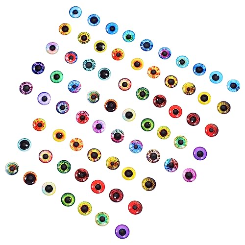 SEWACC 100stücke Glaspuppenaugen Glas-edelstein-Patches Schmuckherstellungs-Patches Für Bastelarbeiten von SEWACC