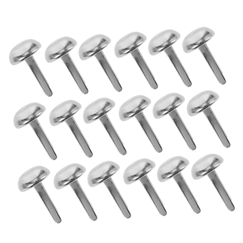 SEWACC 100 Stück Runde Kopf Metall Klammern Mini Brads für DIY Basteln Scrapbooking und Bürobedarf Vielseitige Papierverschlüsse für Schule und Kreative Projekte SEWACC 100 Stück Runde Kopf Metall Klammern Mini Brads für DIY Basteln Scrapbooking und Bürobedarf Vielseitige Papierverschlüsse für Schule und Kreative Projekte von SEWACC