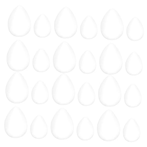 SEWACC 100 Stück Schaumstoffkugeln Wassertropfenform DIY Bastelmaterial Hochzeit Dekoration Bastelbedarf für Sichere Weiße Styroporkugeln SEWACC 100 Stück Schaumstoffkugeln Wassertropfenform DIY Bastelmaterial Hochzeit Dekoration Bastelbedarf für Sichere Weiße Styroporkugeln von SEWACC
