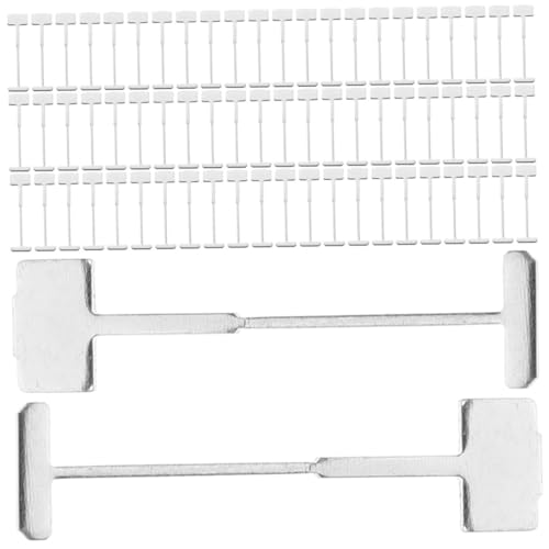 SEWACC 100 Stück Teiliges Fliesen nivelliersystem Stahl nadeln Wiederverwendbare Fliesenabstandshalter für Wand Bodenfliesen Präzise Ausrichtung Einfache Anwendung SEWACC 100 Stück Teiliges Fliesen nivelliersystem Stahl nadeln Wiederverwendbare Fliesenabstandshalter für Wand Bodenfliesen Präzise Ausrichtung Einfache Anwendung von SEWACC