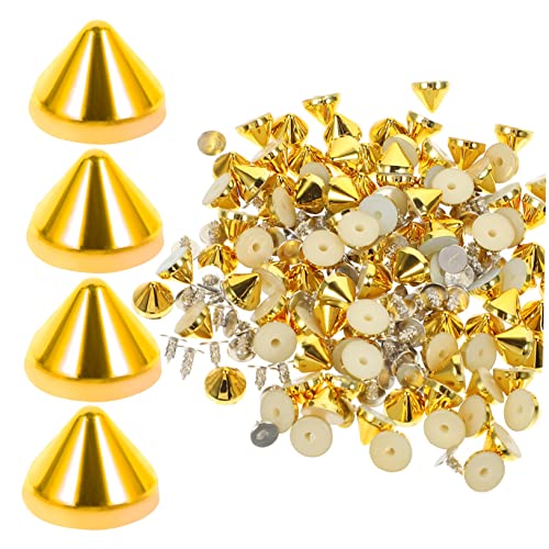 SEWACC 100 Stück Teiliges Kunststoff Punknieten Spitze Dekorationen für Kleidung Schuhe Taschen DIY Zubehör Robust Langlebig Modisch von SEWACC