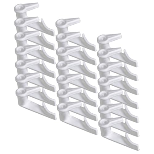 SEWACC 100 Stück Teiliges LED Deckenlampen Clips aus Robustem Kunststoff Stabile Lampenhalterung zur Befestigung von Lampenschirmen Installieren Geeignet für Küchen Schlafzimmer von SEWACC