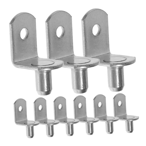 SEWACC 100 Stück Teiliges Metall Regalträger Langlebige Metallhalter für Küchen und Bücherregale Kleine Leichte Regalstützstifte für Schränke Einfach zu Montieren Geeignet für Möbel und von SEWACC
