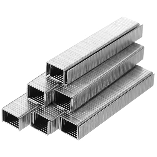 SEWACC 1000 Stück U förmige Möbelklammern für Elektrotacker Robuste Flache Nägel für Holzarbeiten Polsterung und Zimmerei Kompatibel mit Pneumatischen und Elektrischen Heftgeräten SEWACC 1000 Stück U förmige Möbelklammern für Elektrotacker Robuste Flache Nägel für Holzarbeiten Polsterung und Zimmerei Kompatibel mit Pneumatischen und Elektrischen Heftgeräten von SEWACC