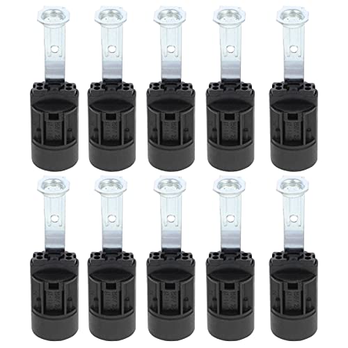 SEWACC 10Stücke Kerzenlampenfassung mit Ständer Langlebige Candelabra Basis für DIY Projekte Wohnzimmer Schlafzimmer Bars Einfache Installation und Stabil SEWACC 10Stücke Kerzenlampenfassung mit Ständer Langlebige Candelabra Basis für DIY Projekte Wohnzimmer Schlafzimmer Bars Einfache Installation und Stabil von SEWACC