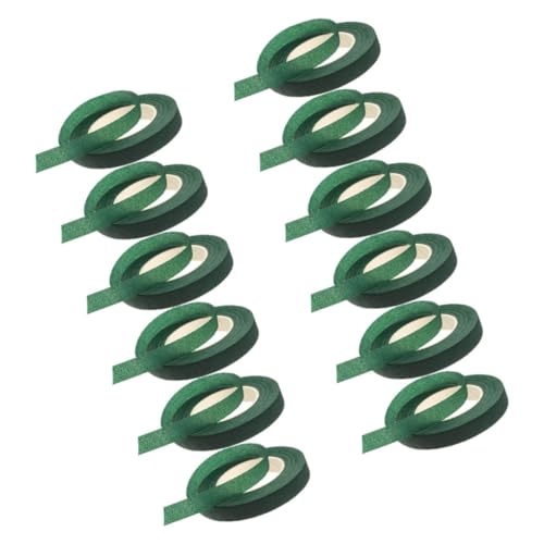 SEWACC 12 Rollen Selbstklebendes Floristenband Blumenkrepp für Blumensträuße Floristikband zum Stielwickeln Vielseitiges Gartentape für Blumenarrangements und DIY Dekorationen SEWACC 12 Rollen Selbstklebendes Floristenband Blumenkrepp für Blumensträuße Floristikband zum Stielwickeln Vielseitiges Gartentape für Blumenarrangements und DIY Dekorationen von SEWACC