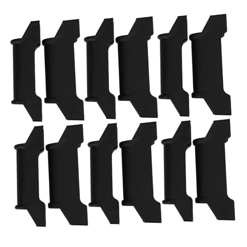 SEWACC 12 Stück Fußstützen Schieber für Gaming und Bürostühle Verstellbar und Langlebig rutschfeste Möbelgleiter für Liegen und Relaxsessel Einfache Montage Ergonomisches Design von SEWACC